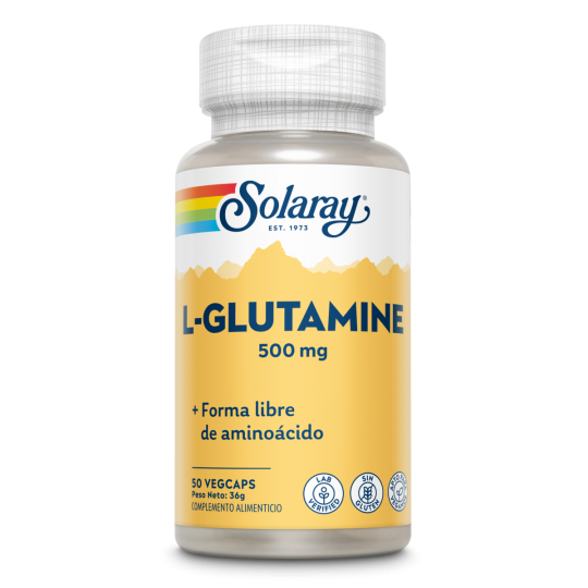 L-glutamina 500 mg 50 cápsulas