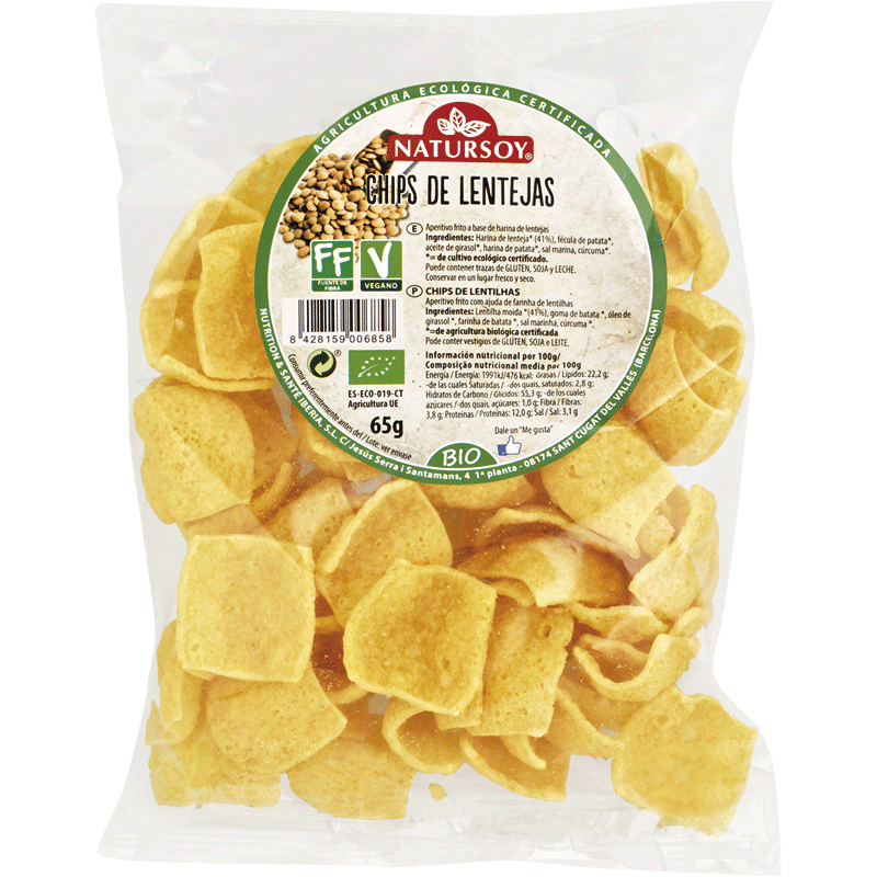 Chips de Lentejas Bio - 65g