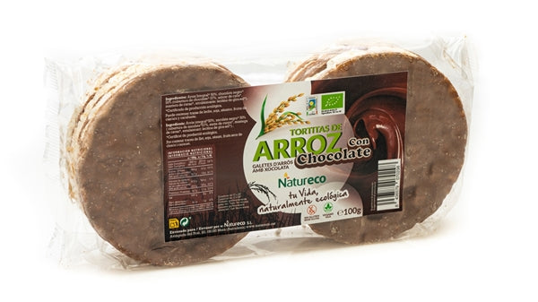 Tortitas de Arroz con Chocolate Bio - 100g