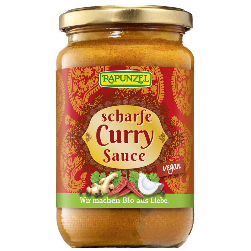 Salsa curry picante bio 340g