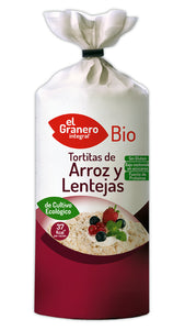Tortitas de Arroz & Lentejas Bio - 115gr