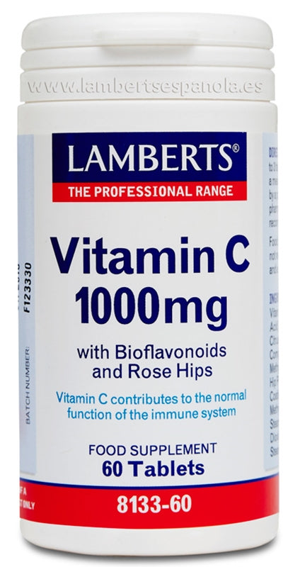 Vitamina C 1000mg & bioflavonoides & rose hips